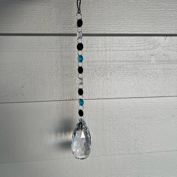 EXTRA LARGE Faceted Glass Prism Sun Catcher - Picture 7 of 7